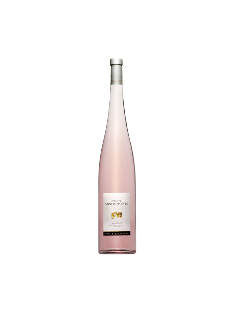 Prieuré Saint-Hippolyte Cuvée Excellence - Magnum, Vin AOP Rosé du Languedoc, cave La Fontesole des Vignerons de Fontès