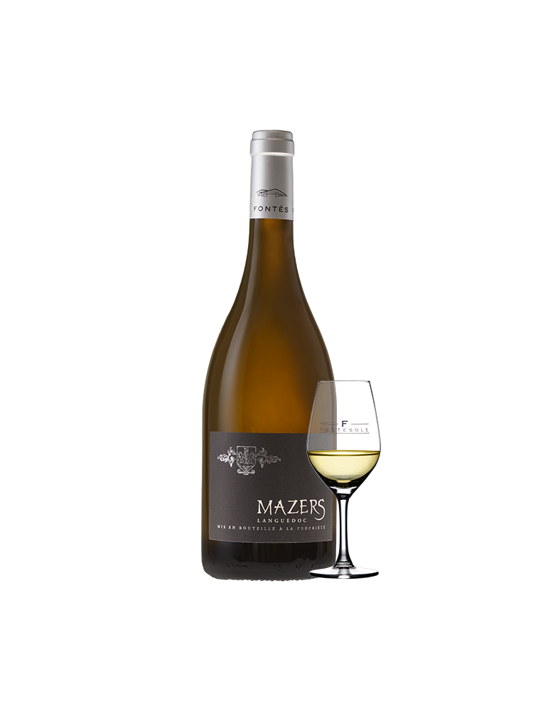 Mazers Vin AOP Blanc du Languedoc, Cave Coopérative La Fontesole des Vignerons de Fontès