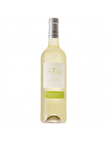 Chardonnay Viognier, PAYS D'OC IGP Blanc, Cave Coopérative La Fontésole - Les Vignerons de Fontès