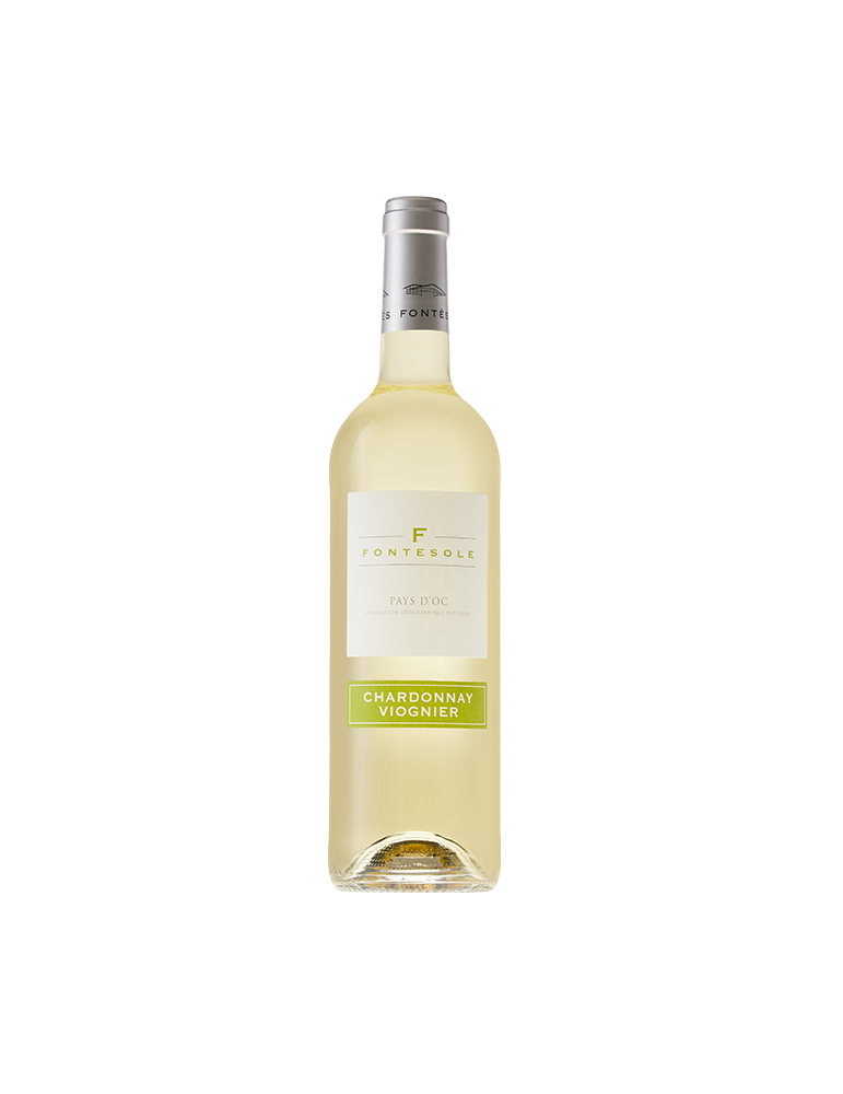 Chardonnay Viognier, PAYS D'OC IGP Blanc, Cave Coopérative La Fontésole - Les Vignerons de Fontès